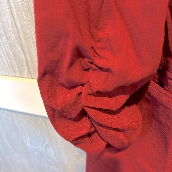 127. NWT Bloomchic Maroon open front jacket/blazer 18/20 - Picture 3 of 7